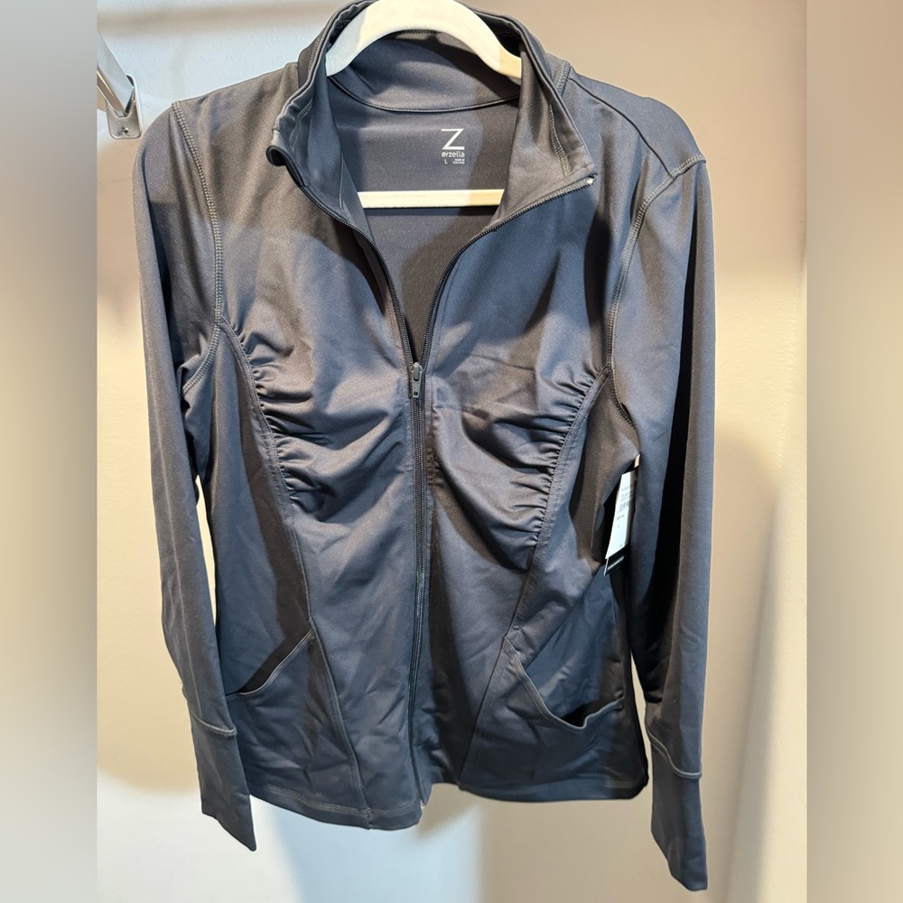 NWT Z by Zella Full Zip Jacket - Grey Women’s Large